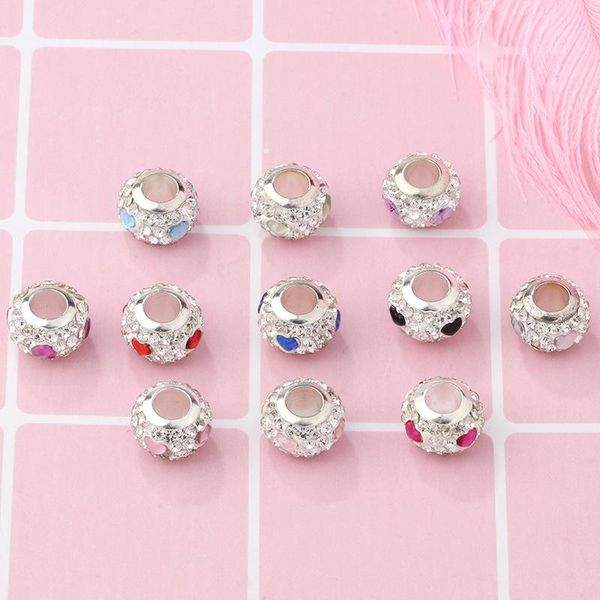 charms 925 silver multicolor crystal beaded heart-shaped accessory beads suitable for bracelets and diy jewelry, Bronze;silver
charms 925 silver multicolor crystal beaded heart-shaped accessory beads suitable for bracelets and diy jewelry, Bronze;silver