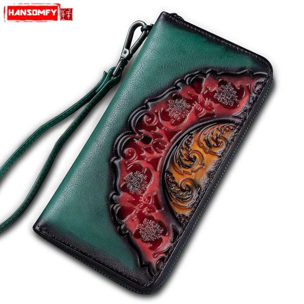 wallets handmade women long zipper ladies handbag female card holder wallet bag vintage first layer leather cow, Red;black
wallets handmade women long zipper ladies handbag female card holder wallet bag vintage first layer leather cow, Red;black
