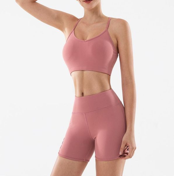 women's tracksuits women sportswear yoga set sports gym legging seamless fitness hollow cross bra halter crop shorts suit, Gray
women's tracksuits women sportswear yoga set sports gym legging seamless fitness hollow cross bra halter crop shorts suit, Gray