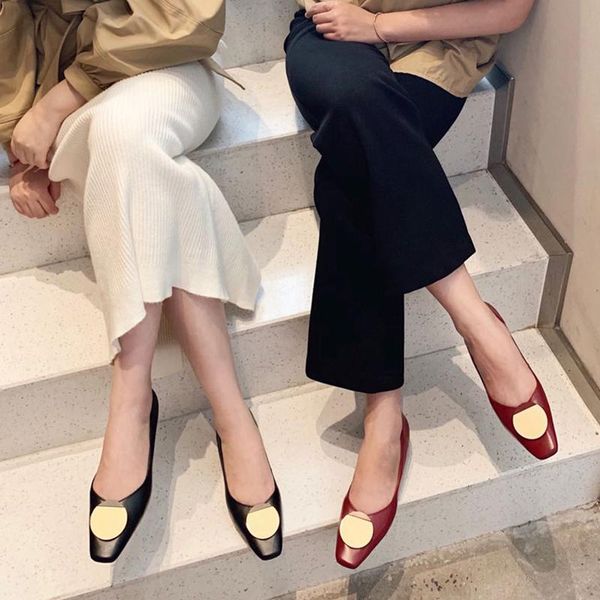 dress shoes high heels women pumps genuine leather metal decoration retro dating office ladies zapatos mujer, Black
dress shoes high heels women pumps genuine leather metal decoration retro dating office ladies zapatos mujer, Black