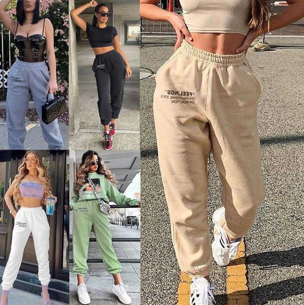 autumn and winter 2021 solid color slim casual pants women's elastic waist lettered printed, Black;white
autumn and winter 2021 solid color slim casual pants women's elastic waist lettered printed, Black;white