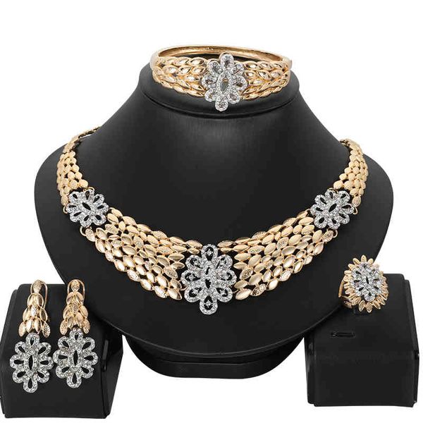 jewelry sets gold color for women luxury necklace earrings bracelet ring bridal african wedding ornament wife gifts rings, Black
jewelry sets gold color for women luxury necklace earrings bracelet ring bridal african wedding ornament wife gifts rings, Black