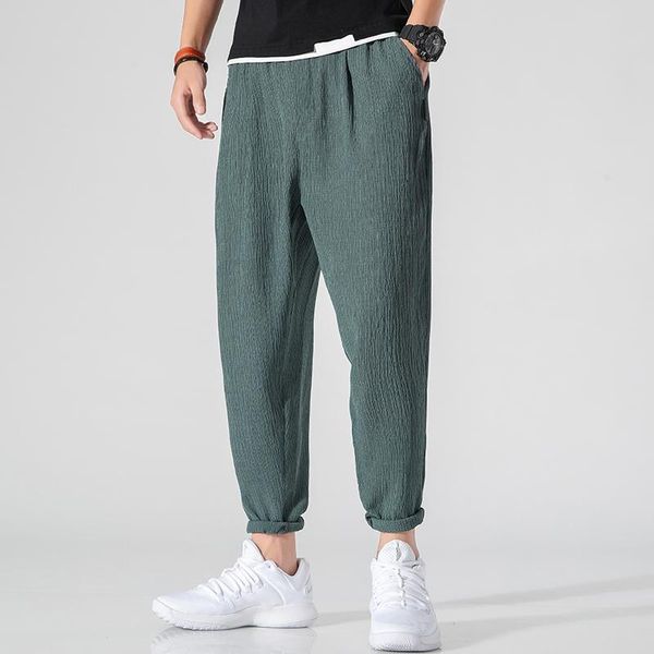 new nine leggings men 's big size trend fat loose summer thin sports leisure versatile haren ice elastic pants 5xl, Black
new nine leggings men 's big size trend fat loose summer thin sports leisure versatile haren ice elastic pants 5xl, Black