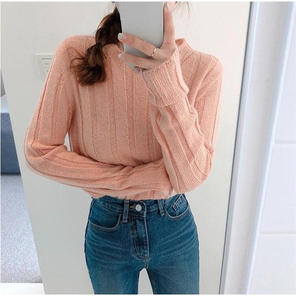 women's sweaters 2021 autumn winter women sweater sweet pullovers minimalist korean knitted elegant ladies pink jumpers cl497, White;black
women's sweaters 2021 autumn winter women sweater sweet pullovers minimalist korean knitted elegant ladies pink jumpers cl497, White;black