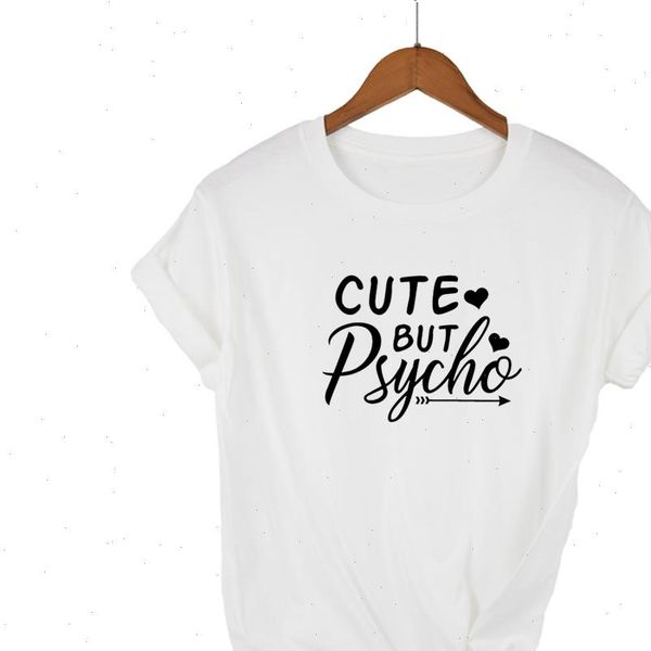 cute but psycho letter print t shirt women short sleeve o neck loose tshirt 2021 summer women shirt camisetas, White
cute but psycho letter print t shirt women short sleeve o neck loose tshirt 2021 summer women shirt camisetas, White