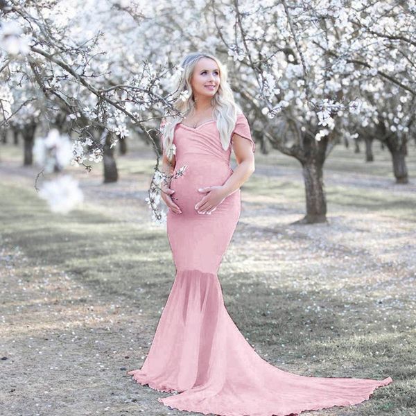 maternity dresses women pregnants chiffon splicing pography props trapless long dress maxi gown pregnancy, White
maternity dresses women pregnants chiffon splicing pography props trapless long dress maxi gown pregnancy, White