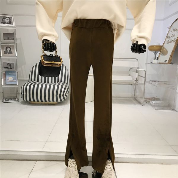 corduroy cotton waistline division micro-burned female vertical sensation thin waist high pants floor txqa, Black;white
corduroy cotton waistline division micro-burned female vertical sensation thin waist high pants floor txqa, Black;white