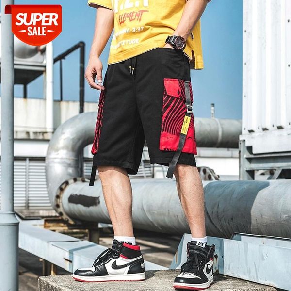 New Western Color Patchwork Stylish Ribbon Men's Cargo Short-Pants Hip Hop Summer Male Elastic Waist Casual Shorts Loose Ribbon #Wx62, Black
New Western Color Patchwork Stylish Ribbon Men's Cargo Short-Pants Hip Hop Summer Male Elastic Waist Casual Shorts Loose Ribbon #Wx62, Black