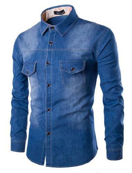 men's casual shirts zogaa men long sleeve denim shirt mens dress male jean street wearing 2021, White;black
men's casual shirts zogaa men long sleeve denim shirt mens dress male jean street wearing 2021, White;black
