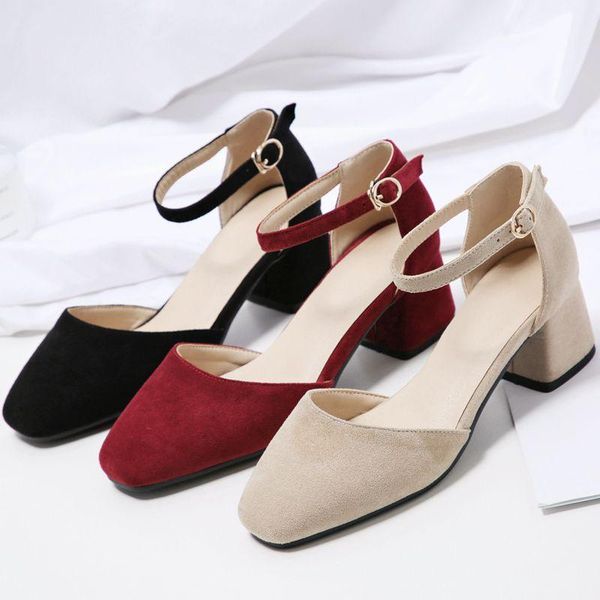 dress shoes coolulu arrival women dorsay pumps mid chunky heel casual ankle strap velvet elegant size 34-43, Black
dress shoes coolulu arrival women dorsay pumps mid chunky heel casual ankle strap velvet elegant size 34-43, Black