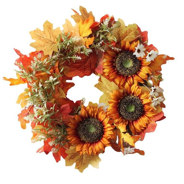 novelty items fall sunflower artificial wreath with grapevine base and for front door wall window thanksgiving decoration
novelty items fall sunflower artificial wreath with grapevine base and for front door wall window thanksgiving decoration
