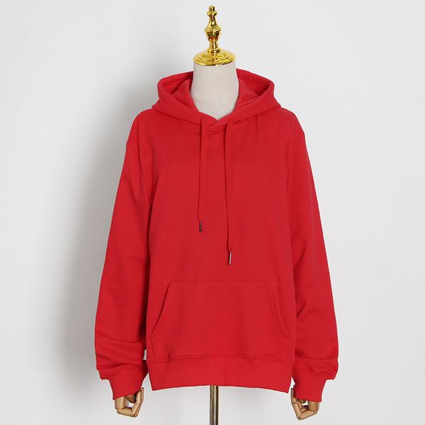 red solid minimalist sweatshirt for women hooded collar long sleeve casual sweatshirts female 2021 fashion new tide, Black
red solid minimalist sweatshirt for women hooded collar long sleeve casual sweatshirts female 2021 fashion new tide, Black