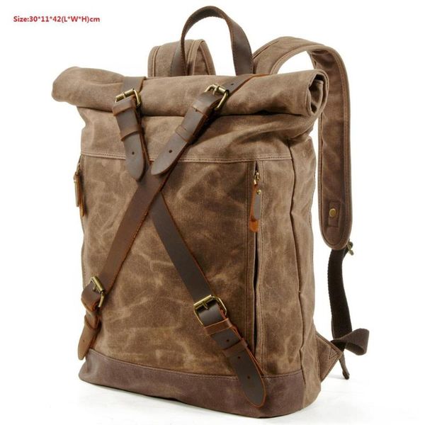 backpack u0101 luxury vintage canvas backpacks for men oil wax leather travel large waterproof daypacks retro bagpack
backpack u0101 luxury vintage canvas backpacks for men oil wax leather travel large waterproof daypacks retro bagpack