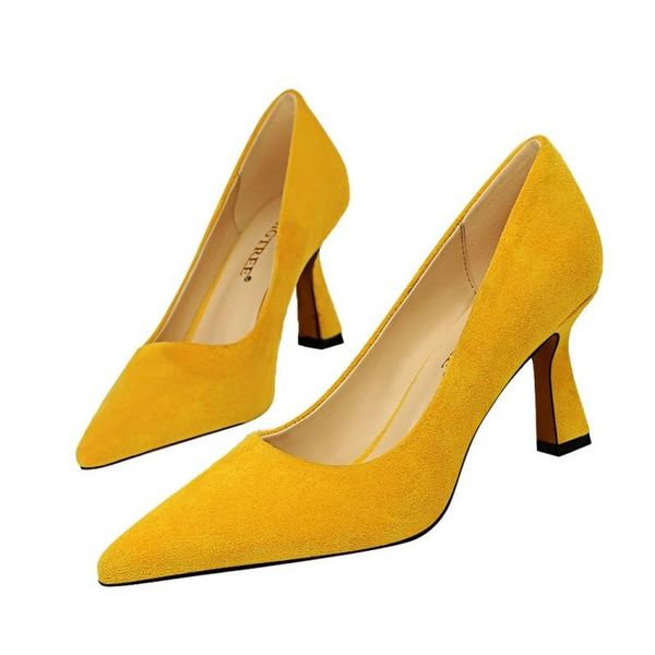 dress shoes 2021 spring woman flock pointed toe pumps strange style high heels female slip on ladies office women maziao, Black
dress shoes 2021 spring woman flock pointed toe pumps strange style high heels female slip on ladies office women maziao, Black