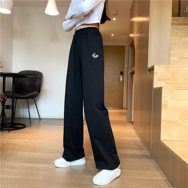 women's pants & capris women casual moon-embroidery wide-leg chic loose street wear all-match leisure long trousers stylish vintage aut, Black;white
women's pants & capris women casual moon-embroidery wide-leg chic loose street wear all-match leisure long trousers stylish vintage aut, Black;white