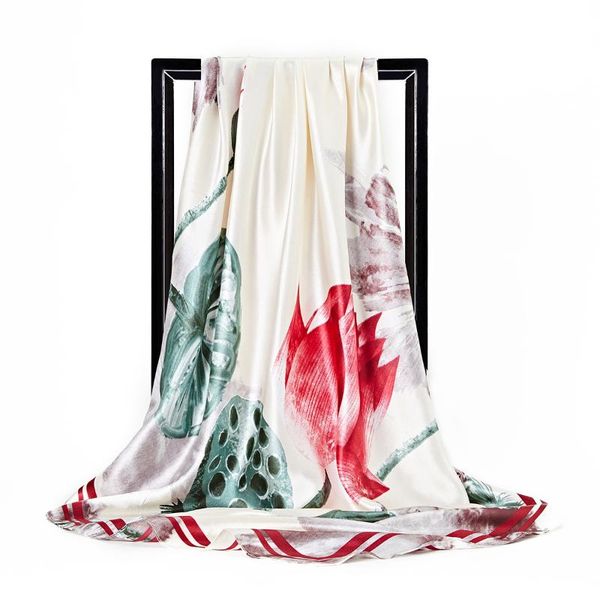 scarves fashion for women shawl print silk satin hijab scarf female bandana 90*90cm square shawls scarfs ladies, Blue;gray
scarves fashion for women shawl print silk satin hijab scarf female bandana 90*90cm square shawls scarfs ladies, Blue;gray