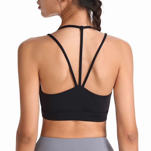 2020 new hollow back shockproof fitness yoga sports underwear large bra, Gray
2020 new hollow back shockproof fitness yoga sports underwear large bra, Gray