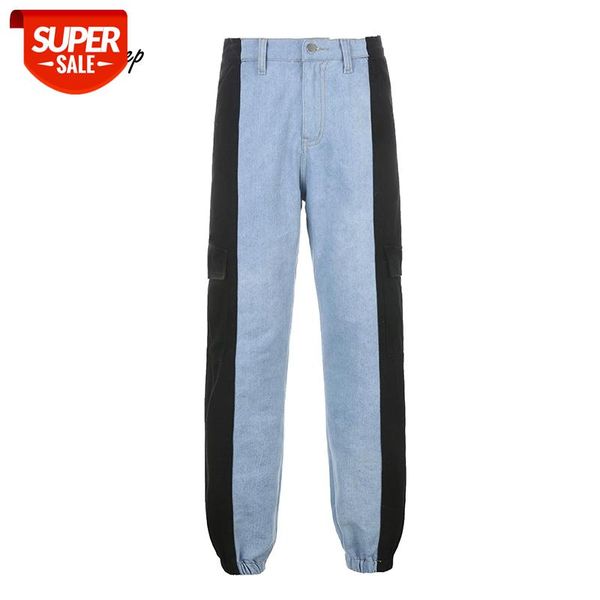 weekeep pocket patchwork punk jean fashion streetwear loose korean pencil pants women casual activity club denim pants slim 2020 #tq9h, Black;white
weekeep pocket patchwork punk jean fashion streetwear loose korean pencil pants women casual activity club denim pants slim 2020 #tq9h, Black;white