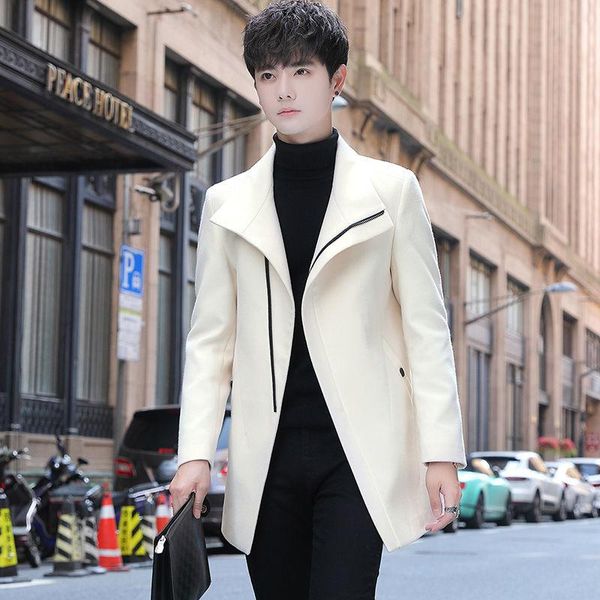 men's jackets trendy solid color zipper woolen coat jacket men 2021 slim fit designer mid long trench for brand black yellow, Black;brown
men's jackets trendy solid color zipper woolen coat jacket men 2021 slim fit designer mid long trench for brand black yellow, Black;brown