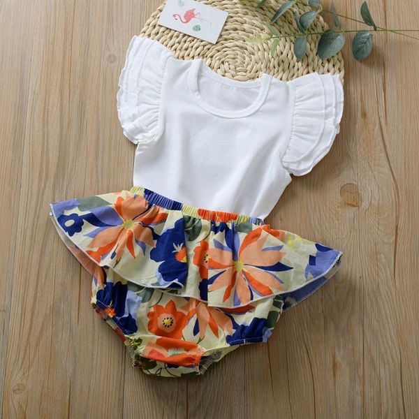 clothing sets 2pcs baby set cotton romper + pp shorts floral outfits fashion infant suits clothes, White
clothing sets 2pcs baby set cotton romper + pp shorts floral outfits fashion infant suits clothes, White