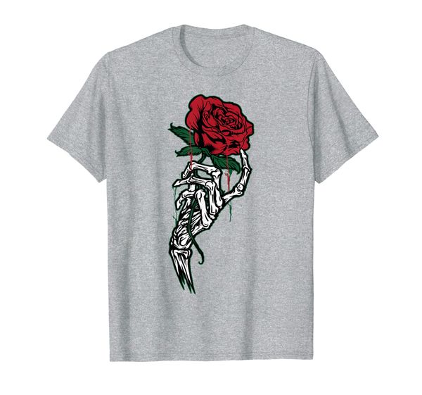 Rose Flower Tattoo - White Skeleton Hand Holding a Red Rose T-Shirt, Mainly pictures
Rose Flower Tattoo - White Skeleton Hand Holding a Red Rose T-Shirt, Mainly pictures