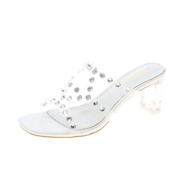 vmti 2021 new summer crystal sandals all match female high-heeled sandals comfortable pu women's shoes open toe thick heels, Black
vmti 2021 new summer crystal sandals all match female high-heeled sandals comfortable pu women's shoes open toe thick heels, Black