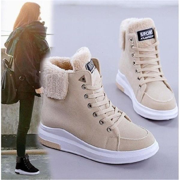 boots winter snow boot vulcanized shoes fashion sneakers women plush warm casual trainers female lace up flock botas mujer black beige
boots winter snow boot vulcanized shoes fashion sneakers women plush warm casual trainers female lace up flock botas mujer black beige