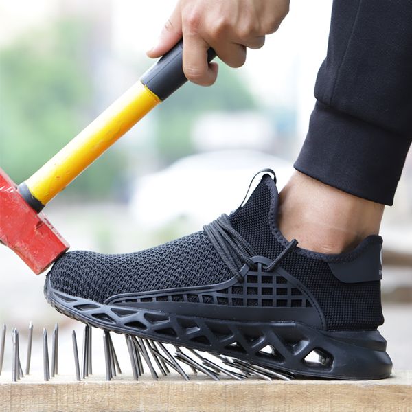 indestructible safety shoes men anti-puncture work sneakers male shoes work boots steel toe shoes security boots work shoe, Black
indestructible safety shoes men anti-puncture work sneakers male shoes work boots steel toe shoes security boots work shoe, Black