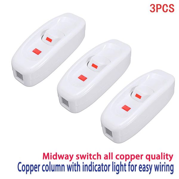 smart power plugs 1pcs bedside lights lamp switch with led indicator light ac 110-250v 10a inline on/off buttons table desk cord cable
smart power plugs 1pcs bedside lights lamp switch with led indicator light ac 110-250v 10a inline on/off buttons table desk cord cable