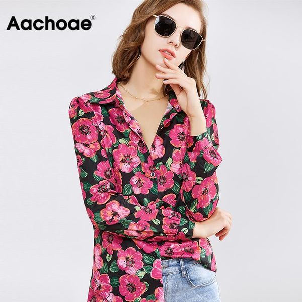 aachoae women shirts 2021 long sleeve casual blouses floral print shirt turn down collar blouse ladies office chemise femme, White
aachoae women shirts 2021 long sleeve casual blouses floral print shirt turn down collar blouse ladies office chemise femme, White
