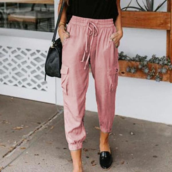 women's jeans 2021 casual multi-pockets pants women autumn summer high waist office lady ankle banded straight drawstring, Blue
women's jeans 2021 casual multi-pockets pants women autumn summer high waist office lady ankle banded straight drawstring, Blue