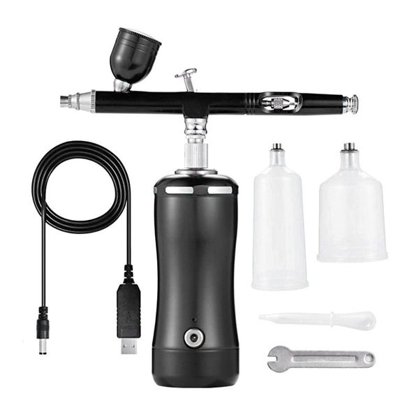 professional spray guns airbrush kit dual-action with compressor auto rechargeable handheld air brush for art painting nail diy models
professional spray guns airbrush kit dual-action with compressor auto rechargeable handheld air brush for art painting nail diy models