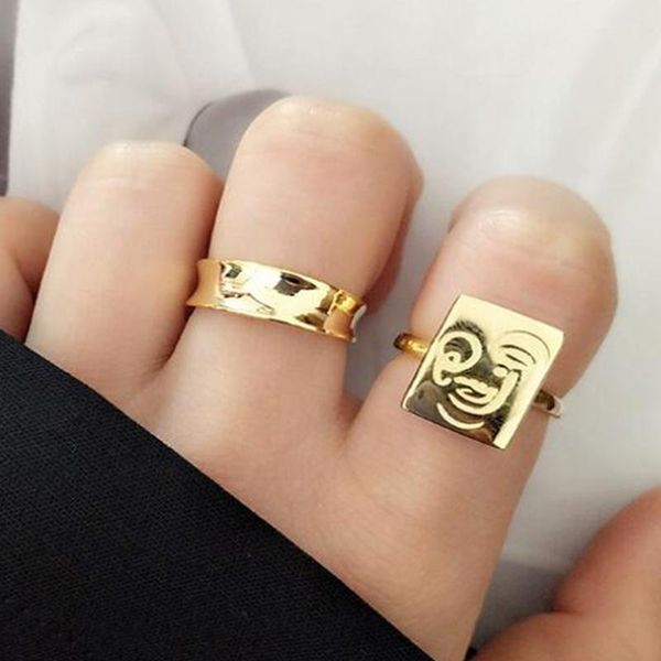 wedding rings fine bright wide round ring 2021 fashion statement geometric gold silver color charm lady girl boys jewelry, Slivery;golden
wedding rings fine bright wide round ring 2021 fashion statement geometric gold silver color charm lady girl boys jewelry, Slivery;golden