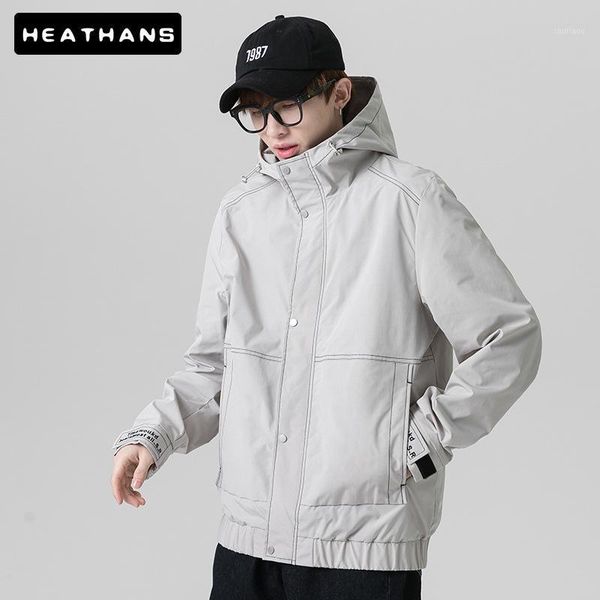 men's jackets 2021 spring autumn style korean hooded jacket solid color zipper coat men simple hoodies clothing outwear, Black;brown
men's jackets 2021 spring autumn style korean hooded jacket solid color zipper coat men simple hoodies clothing outwear, Black;brown