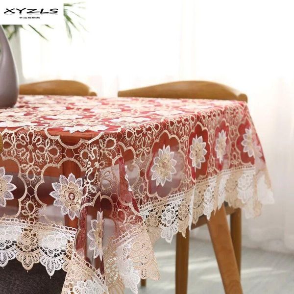 table cloth xyzls europe style embroidered water soluble lace yarn tablecloth for wedding party banquet transparent cover
table cloth xyzls europe style embroidered water soluble lace yarn tablecloth for wedding party banquet transparent cover