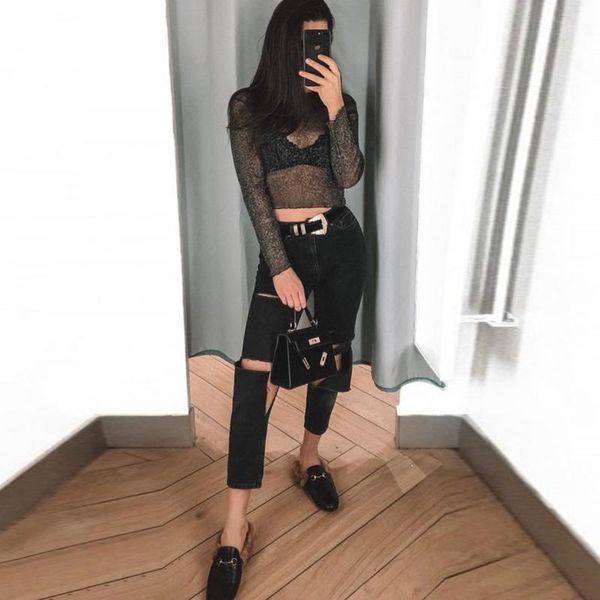 women's t-shirt women t shirt see through transparent mesh long sleeve ladies crop streetwear tee female 2021, White
women's t-shirt women t shirt see through transparent mesh long sleeve ladies crop streetwear tee female 2021, White