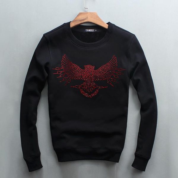 men's hoodies & sweatshirts fall of the fashion brand round neck sweatershirt male devil youth outerwear, Black
men's hoodies & sweatshirts fall of the fashion brand round neck sweatershirt male devil youth outerwear, Black