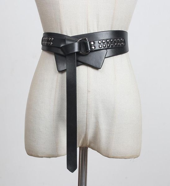 belts women's runway fashion rivet pu leather cummerbunds female dress corsets waistband decoration wide belt r3284, Black;brown
belts women's runway fashion rivet pu leather cummerbunds female dress corsets waistband decoration wide belt r3284, Black;brown