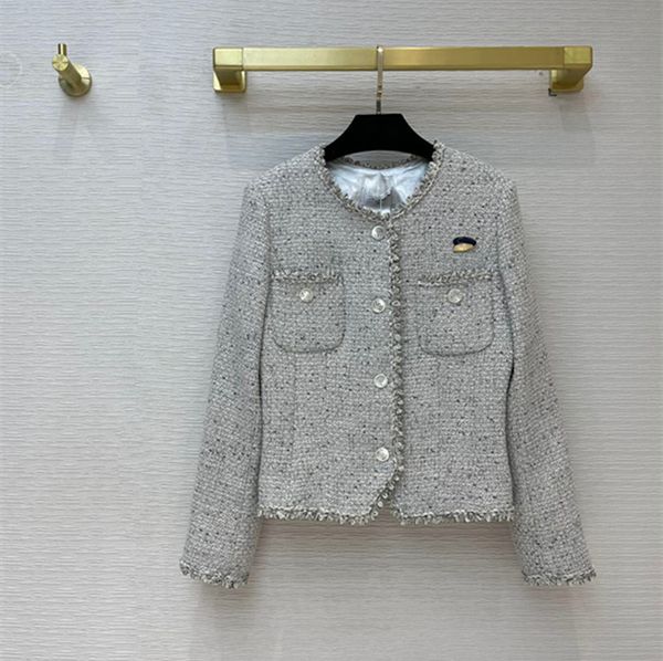 european and american women's 2021 winter new collection single-breasted pockets with long sleeves and round neck fashionable tweed coa, Black
european and american women's 2021 winter new collection single-breasted pockets with long sleeves and round neck fashionable tweed coa, Black