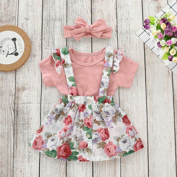 0-24m baby girl clothes set toddler baby girl summer pink romper floral skirt outfits summer clothes, White
0-24m baby girl clothes set toddler baby girl summer pink romper floral skirt outfits summer clothes, White