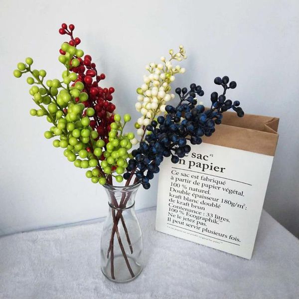 party decoration 5 branch christmas berry stems artificial flower xmas pick for wreath decor, 1pcs
party decoration 5 branch christmas berry stems artificial flower xmas pick for wreath decor, 1pcs
