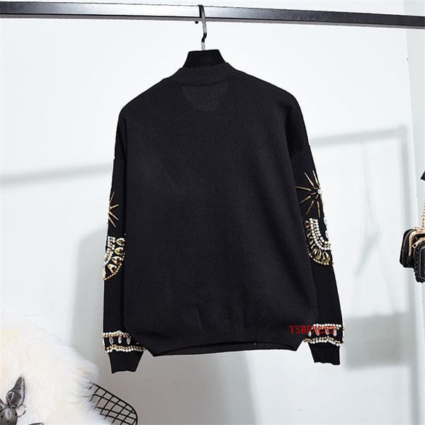fashion black knitted tracksuit women 2 piece outfits manual beading sweater pencil pants set loose casual knit suit female 2pc zjz8, Blue
fashion black knitted tracksuit women 2 piece outfits manual beading sweater pencil pants set loose casual knit suit female 2pc zjz8, Blue