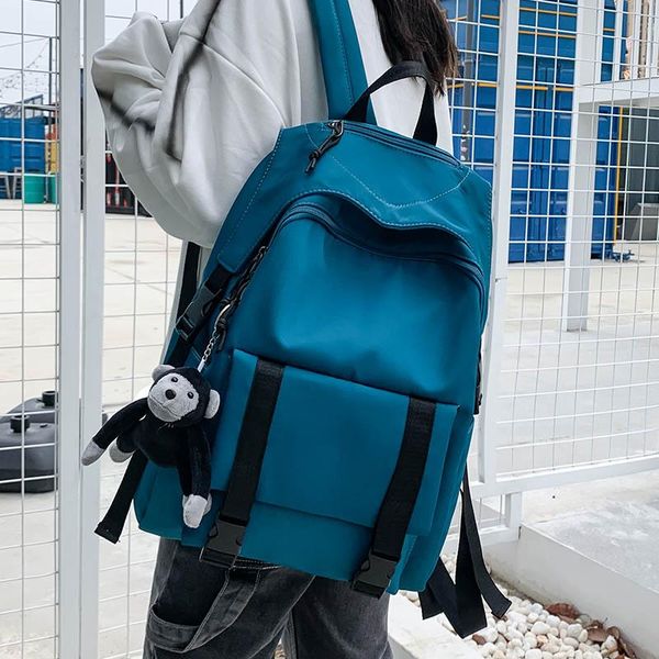 backpack 2021 fashion girl college school bag nylon casual simple women large capacity travel student packbags
backpack 2021 fashion girl college school bag nylon casual simple women large capacity travel student packbags