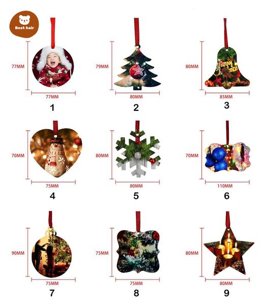 sublimation blank christmas ornament double-sided xmas tree pendant multi shape aluminum plate metal hanging tag decoration craft ces
sublimation blank christmas ornament double-sided xmas tree pendant multi shape aluminum plate metal hanging tag decoration craft ces