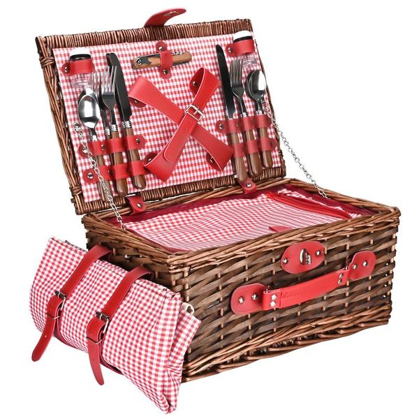 storage bags suitable for 2/4 people wicker picnic basket outdoor camping lunch box set ice bag insulation portable shopping with cutlery
storage bags suitable for 2/4 people wicker picnic basket outdoor camping lunch box set ice bag insulation portable shopping with cutlery