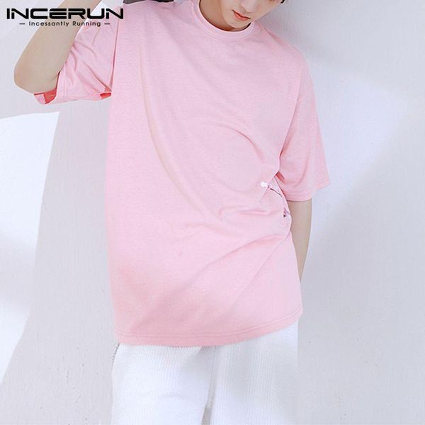 men's t-shirts incerun 2021 men t shirt embroidered crew neck breathable streetwear short sleeve basic tee loose casual clothing s-5xl, White;black
men's t-shirts incerun 2021 men t shirt embroidered crew neck breathable streetwear short sleeve basic tee loose casual clothing s-5xl, White;black