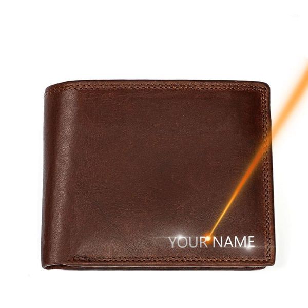 men wallets small money purses custom name bifold 100% genuine leather card retro purse1, Red;black
men wallets small money purses custom name bifold 100% genuine leather card retro purse1, Red;black