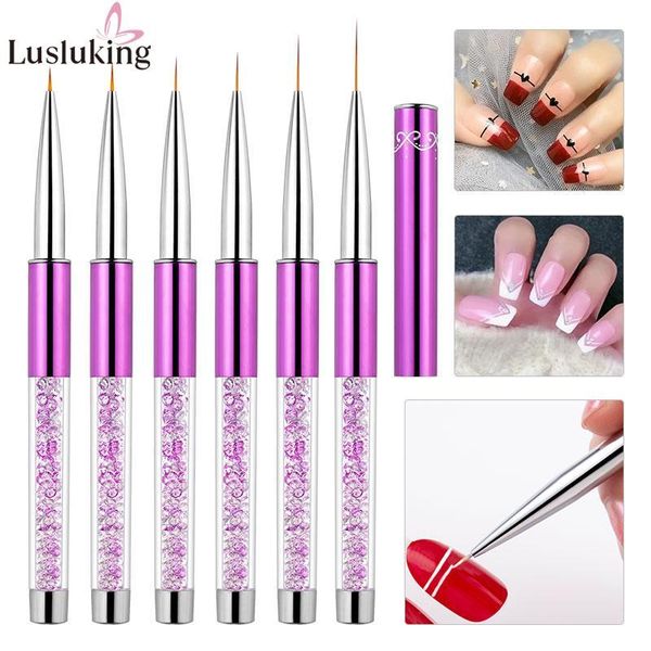 nail brushes art liner brush with cap for uv gel polish drawing line flower rhinestone acrylic handle manicure tools 5/7/9/11/15/20mm, Yellow
nail brushes art liner brush with cap for uv gel polish drawing line flower rhinestone acrylic handle manicure tools 5/7/9/11/15/20mm, Yellow