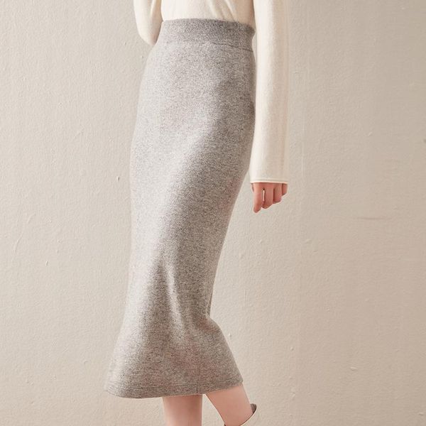skirts knitted skirt in autumn and winter 2021, women's elegant temperament, split cashmere, slim hip long wool, Black
skirts knitted skirt in autumn and winter 2021, women's elegant temperament, split cashmere, slim hip long wool, Black