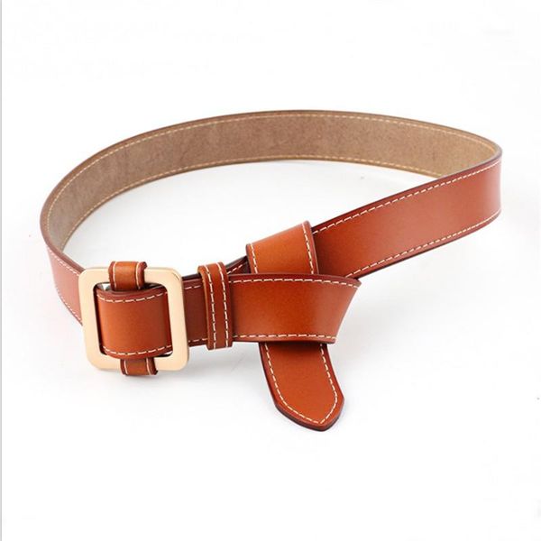 belts 2021 black white red tan wide genuine cowhide leather waist strap belt women gold square buckle woman for jeans waistbands, Black;brown
belts 2021 black white red tan wide genuine cowhide leather waist strap belt women gold square buckle woman for jeans waistbands, Black;brown